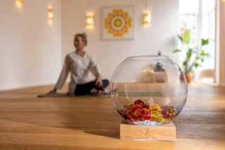 Der Kugelbrunnen ist perfekt für Yoga